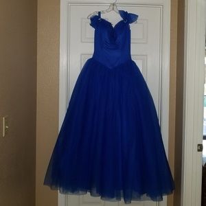 Royal Blue Cinderella Dress